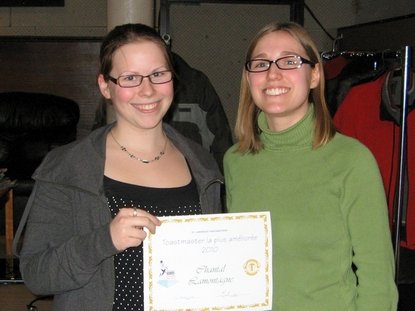 Chantal Lamontagne : St. Lawrence Toastmasters Montreal