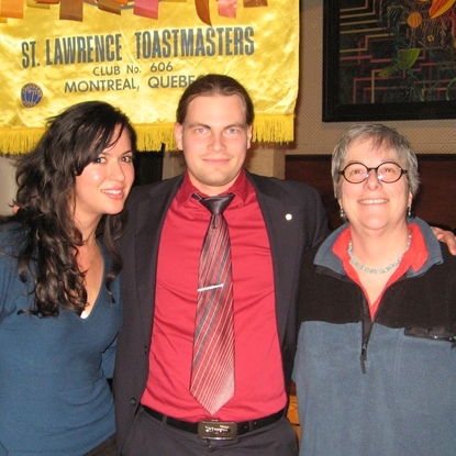 Lorena et Helena - nouvelles membres du Club St-Lawrence Toastmasters Montréal