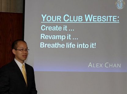 Alex Chan workshop at D61 Toastmaster Spring Conference 2011