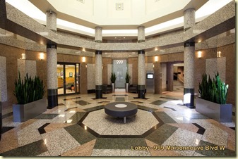 Lobby - 999 Maisonneuve Blvd W