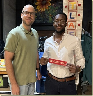 Johny new member St-Lawrence Toastmasters Montreal